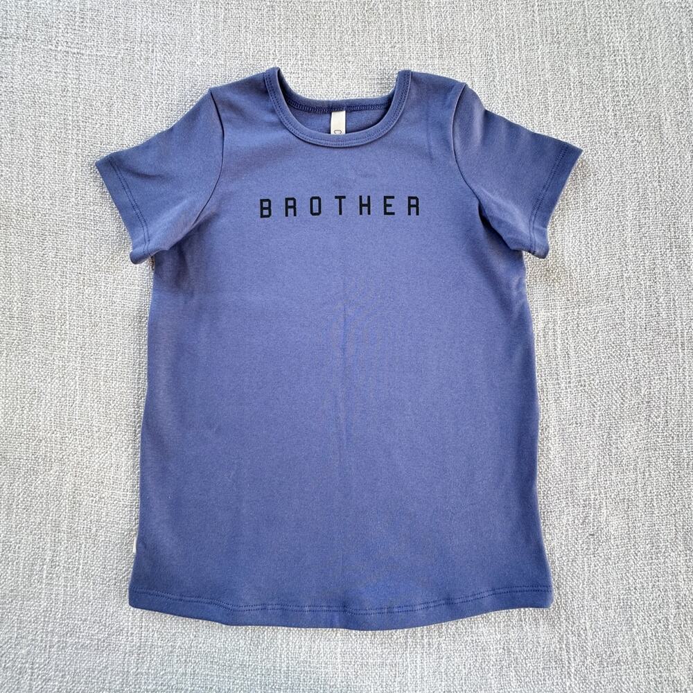 Childhoods Blue "Brother" Graphic Tee EUC 8/9